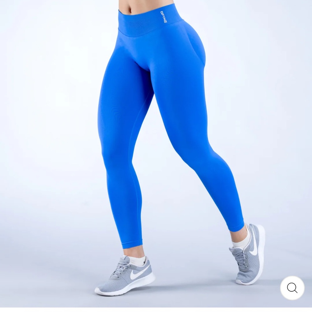 DFyne Impact Leggings in electric blue